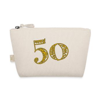 50. 50 JAHRE. 50-JÄHRIGES JUBILÄUM. 50-JÄHRIGES JUBILÄUM. - Bio-Täschchen - Natur - Vorne