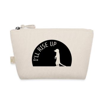 I'll Rise Up Meerkat Meerkat Shadow Gift - Organic Pouch - nature - Front