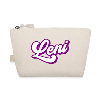 Leni | Farben änderbar - Bio-Täschchen - Natur - Vorne
