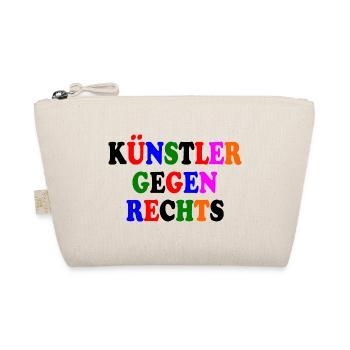 Künstler gegen rechts - Bio-Täschchen - Natur - Vorne