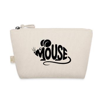 Souris - Logo d’oiseau cool - Trousse biologique - nature - Devant