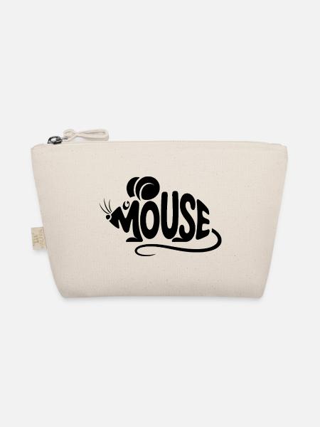 Maus - Cool Bird Logo - Bio-Täschchen - Natur
