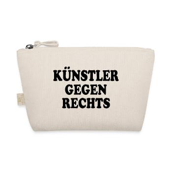 Künstler gegen rechts - Bio-Täschchen - Natur - Vorne