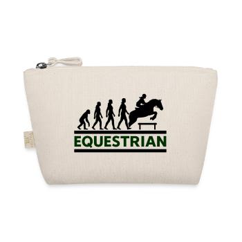 Equestrian Evolution Rider Gift Cool - Organic Pouch - nature - Front