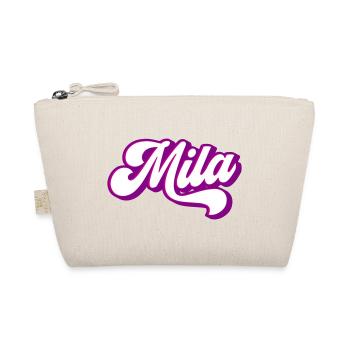 Mila | Farben änderbar - Bio-Täschchen - Natur - Vorne