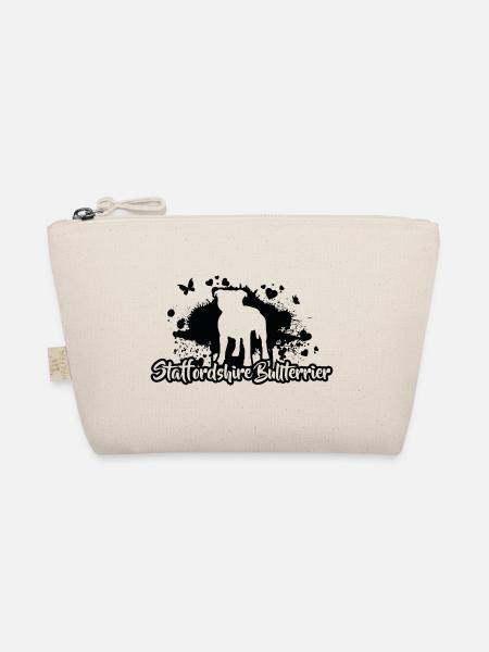 STAFFORDSHIRE BULLTERRIER Hund Hunde Wilsigns - Bio-Täschchen - Natur