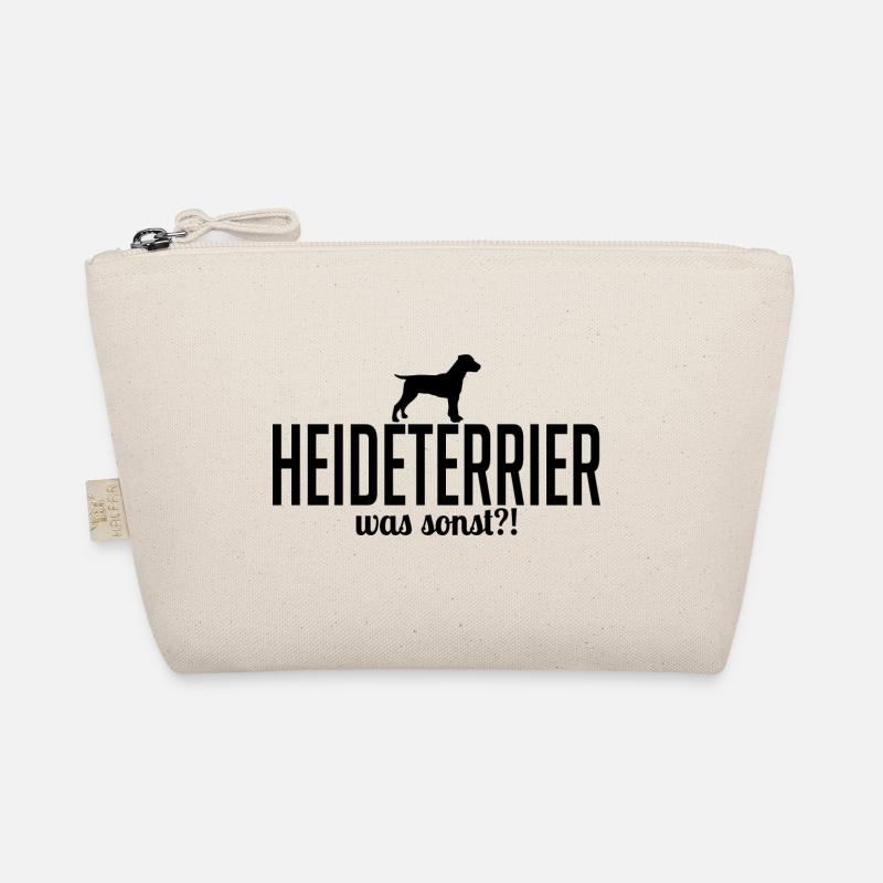 HEIDETERRIER was sonst Hundespruch Hunde Wilsigns - Bio-Täschchen - Natur