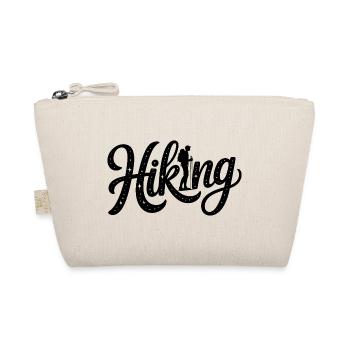 Hiking Typography- Hiking Design - Organic Pouch - nature - Front