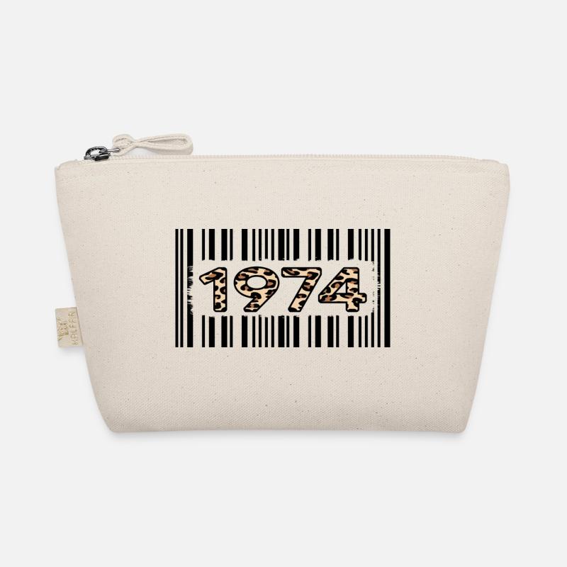 1974 anniversaire 48 ans anniversaire code-barres léopard Trousse biologique