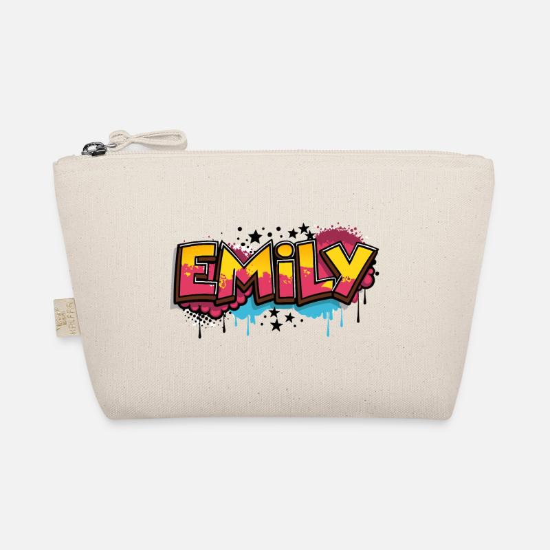 Emily Graffiti Cool Name First Name Organic Pouch