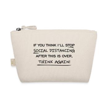 Social distancing - Organic Pouch - nature - Front