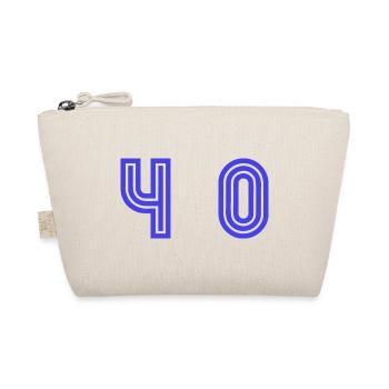 40. 40 YEARS. 40th ANNIVERSARY. 40TH ANNIVERSARY. - Organic Pouch - nature - Front