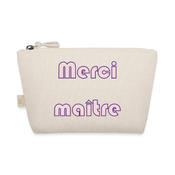 MASTER. THANK YOU. THANK YOU MASTER. MASTER. MASTER GIFT - Organic Pouch - nature - Front