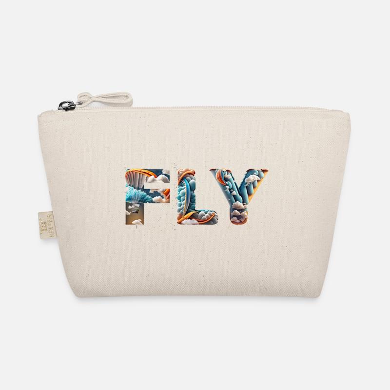 Firefly FLY paraglider and clouds 20286 Organic Pouch