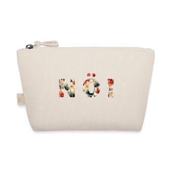 NÖ - Blumen! personalisierbar - Bio-Täschchen - Natur - Vorne