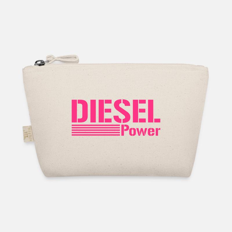 Diesel Power | Farbe änderbar - Bio-Täschchen - Natur