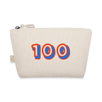 100. 100 JAHRE. 100-JÄHRIGES JUBILÄUM. 100. GEBURTSTAG - Bio-Täschchen - Natur - Vorne