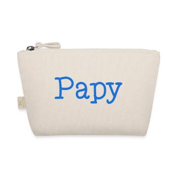PAPY. FÊTE DES PÈRES. BONNE FÊTE PAPY. JE T'AIME. - Trousse biologique - nature - Devant