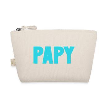 PAPY. FÊTE DES PÈRES. BONNE FÊTE PAPY. JE T'AIME. - Trousse biologique - nature - Devant