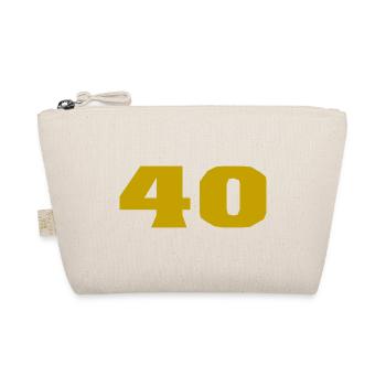 ANNIVERSARY. HAPPY BIRTHDAY. HAPPY BIRTHDAY. - Organic Pouch - nature - Front