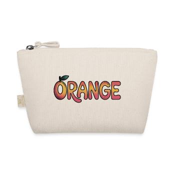 Süßes Orange - Cooles Vintage Frucht Logo - Bio-Täschchen - Natur - Vorne