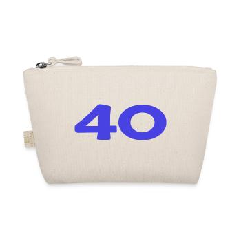 ANNIVERSARY. HAPPY BIRTHDAY. HAPPY BIRTHDAY. - Organic Pouch - nature - Front