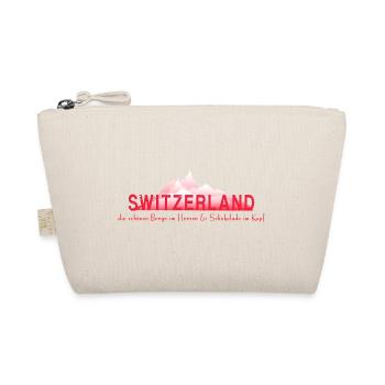 Schweiz Berge Schokolade - Bio-Täschchen - Natur - Vorne