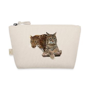 Leopard and lynx - Organic Pouch - nature - Front