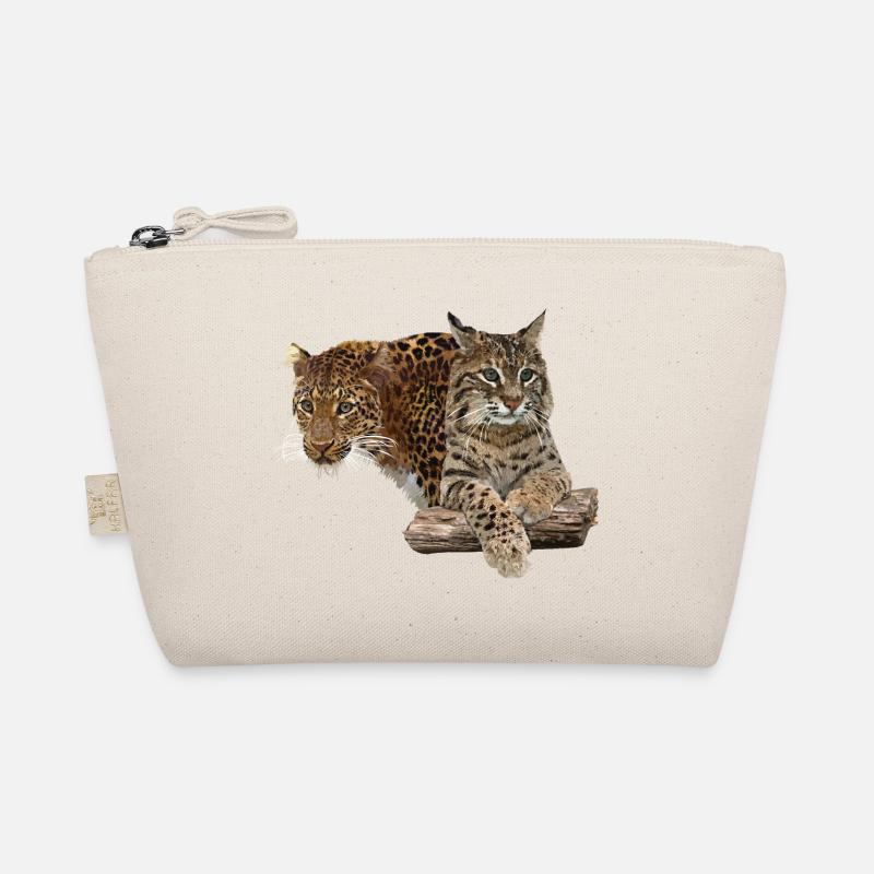 Leopard und Luchs Bio-Täschchen