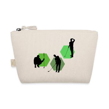 golf golfsport golfclub golfer - Bio-Täschchen - Natur - Vorne