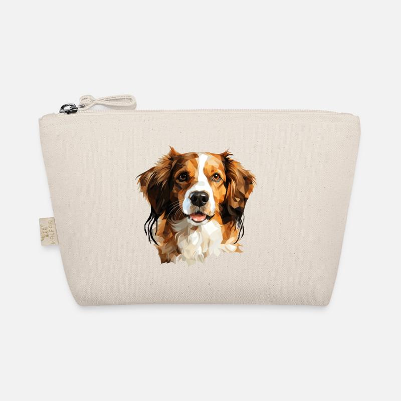 Kooikerhondje im Polygon Style Bio-Täschchen