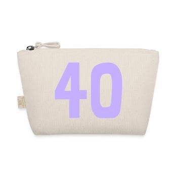40. 40 ANS. 40e ANNIVERSAIRE. ANNIVERSAIRE 40 ANS. - Trousse biologique - nature - Devant