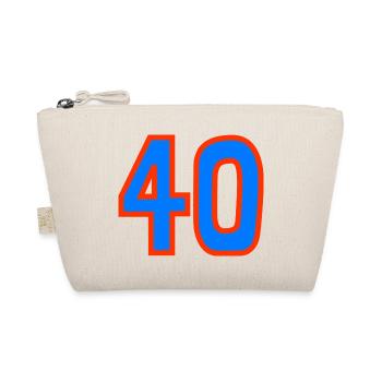 40. 40 ANS. 40e ANNIVERSAIRE. ANNIVERSAIRE 40 ANS. - Trousse biologique - nature - Devant
