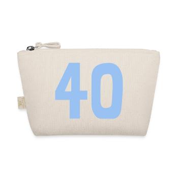 40. 40 YEARS. 40th ANNIVERSARY. 40TH ANNIVERSARY. - Organic Pouch - nature - Front