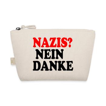 Nazis nein danke - Bio-Täschchen - Natur - Vorne