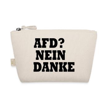Afd nein danke - Bio-Täschchen - Natur - Vorne