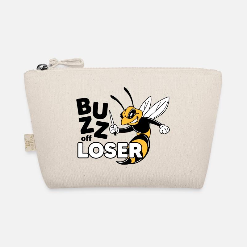 Bee and loser - Organic Pouch - nature