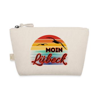 Moin Lübeck avec une mouette dans un style rétro - Trousse biologique - nature - Devant