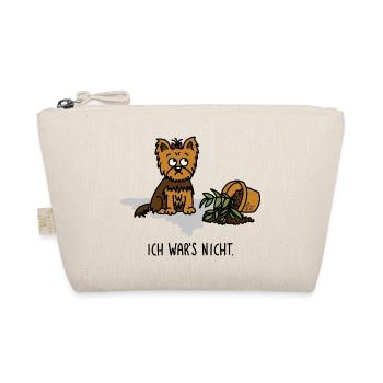 Hund Yorkshire Terrier – Ich war's nicht! - Bio-Täschchen - Natur - Vorne