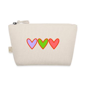 COUPLE. JUST MARRIED. Bachelorette party. VALENTINE'S DAY. LOVE. - Organic Pouch - nature - Front