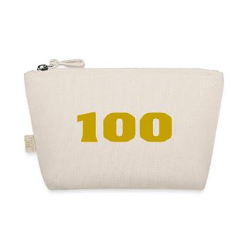 100. 100 JAHRE. 100-JÄHRIGES JUBILÄUM. 100. GEBURTSTAG - Bio-Täschchen - Natur - Vorne