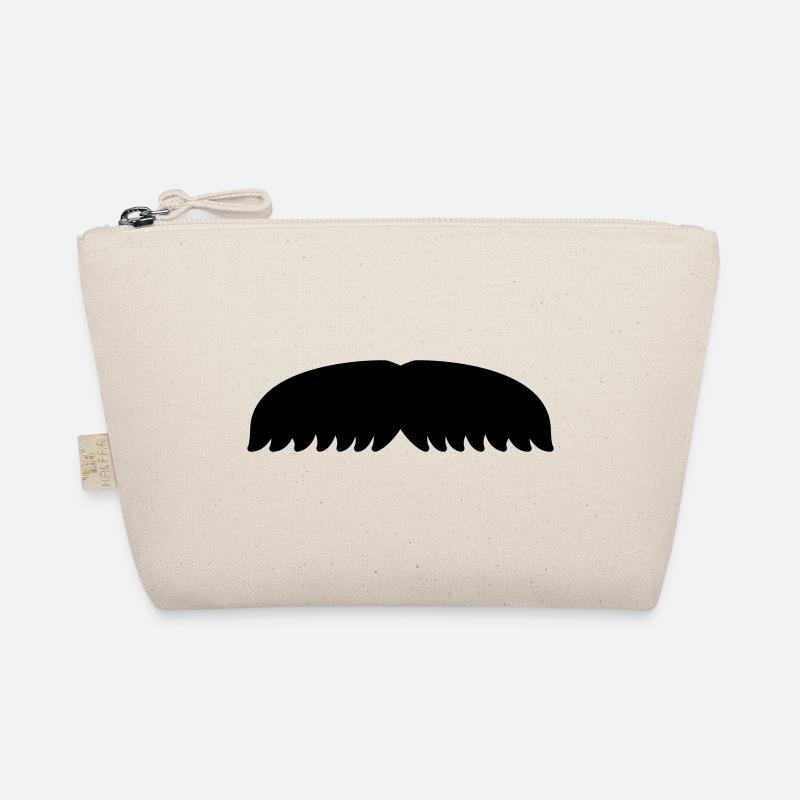 Mustache Hair Wings November Gift Organic Pouch