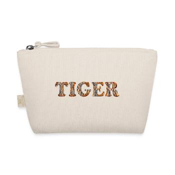 Tiger Text cool - Bio-Täschchen - Natur - Vorne