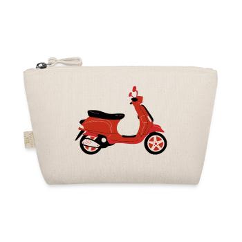 Moto rouge - Trousse biologique - nature - Devant