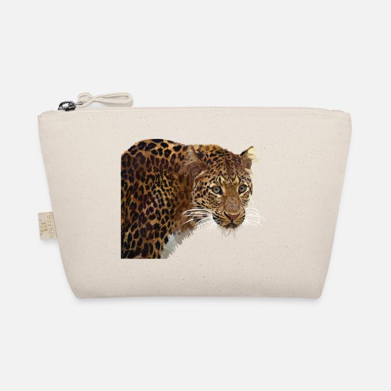 Leopard - Bio-Täschchen - Natur