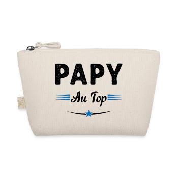 Papy au top Cadeau drôle de grand-père - Trousse biologique - nature - Devant
