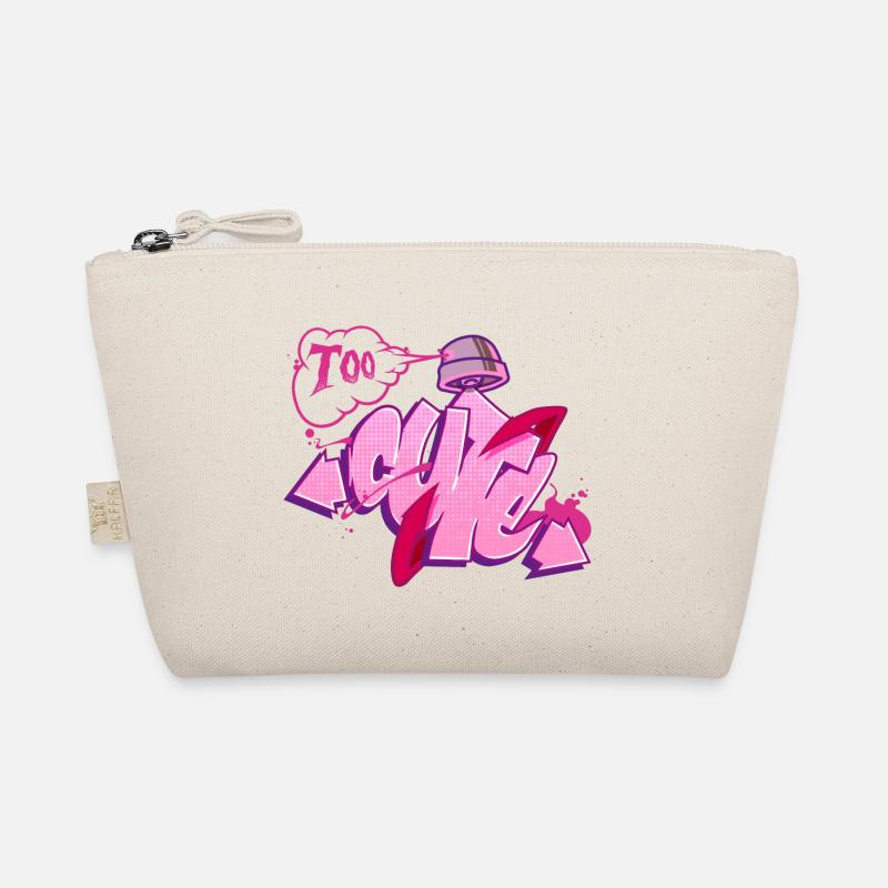 Graffiti 'Zu süß | Too cute Bio-Täschchen