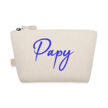 PAPY. FÊTE DES PÈRES. BONNE FÊTE PAPY. JE T'AIME. - Trousse biologique - nature - Devant