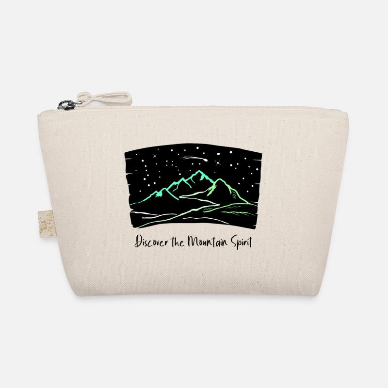 Mountain Magic, Mountains Under Night Sky, Hiking, Mountain Organic Pouch