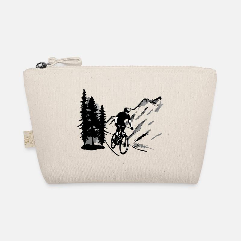 mountain biking, mountain biking, mountain biking Organic Pouch